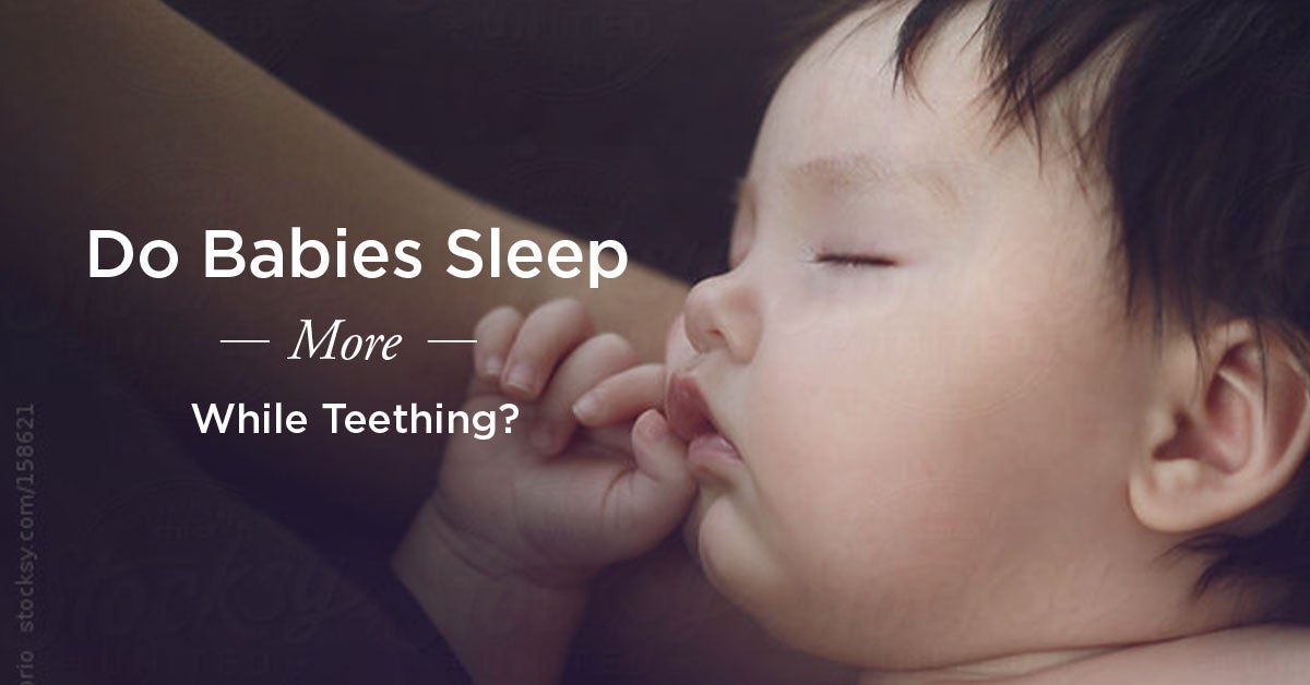 teething baby sleep