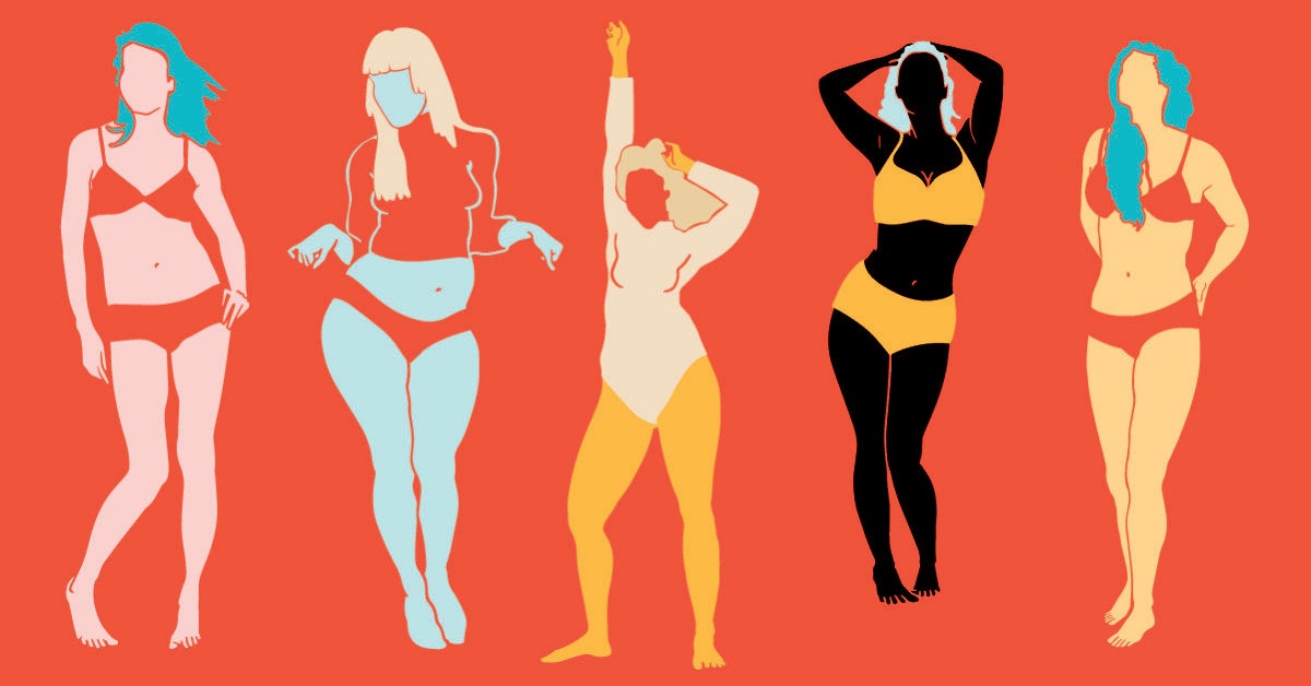 4 body shapes for women