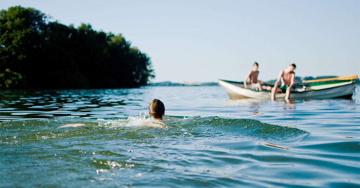 Girl Peeing On Boat