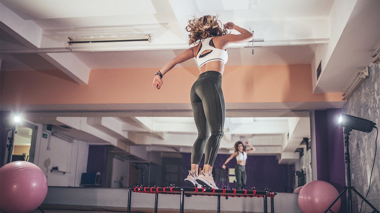 15-Minute Trampoline Workout, Follow-Along Fitness