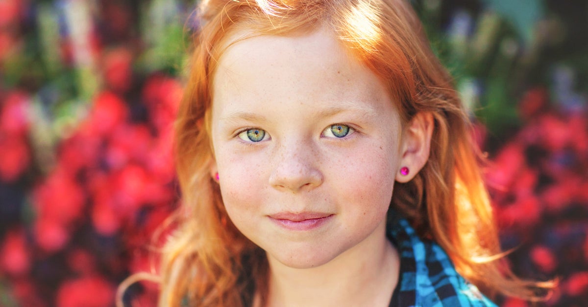 american girl red hair blue eyes freckles