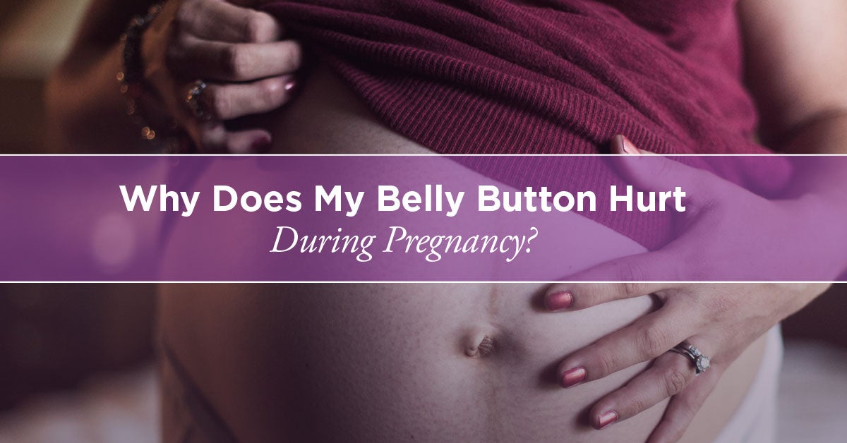 why belly button hurts