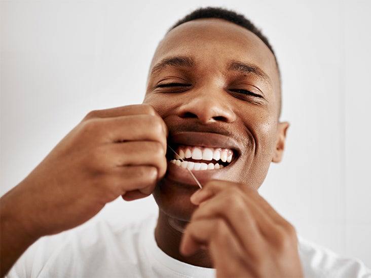 syre meddelelse skærm Should You Floss Before or After Brushing? Research and More