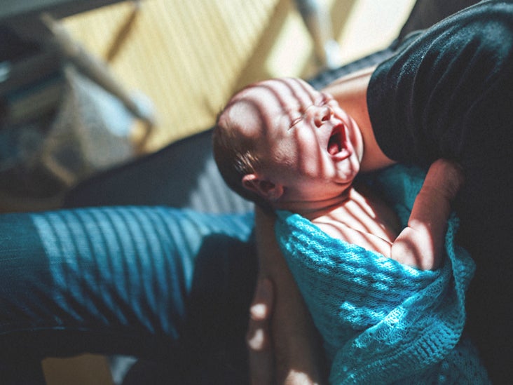 6 month old inconsolable crying at night