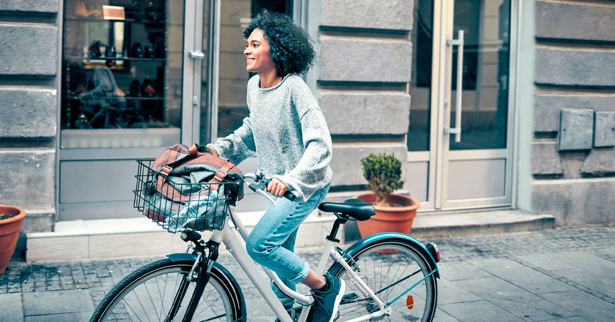 walking bicycle with legs