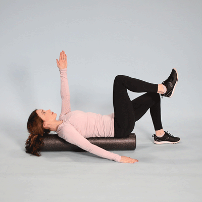 Challenge Your Stability by Practicing Bridge with a Foam Roller – Custom  Pilates and Yoga