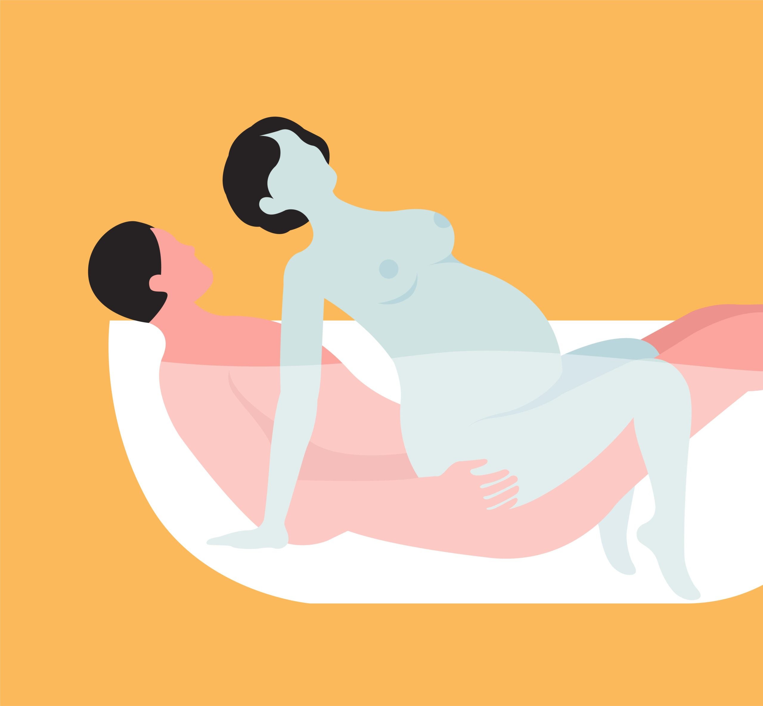 Position sex right in Pregnancy sex