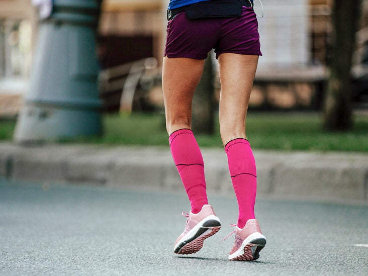 Knee Stockings Sleeves Mens Womens Sport Leg Socks Relief Pain Support Socks 