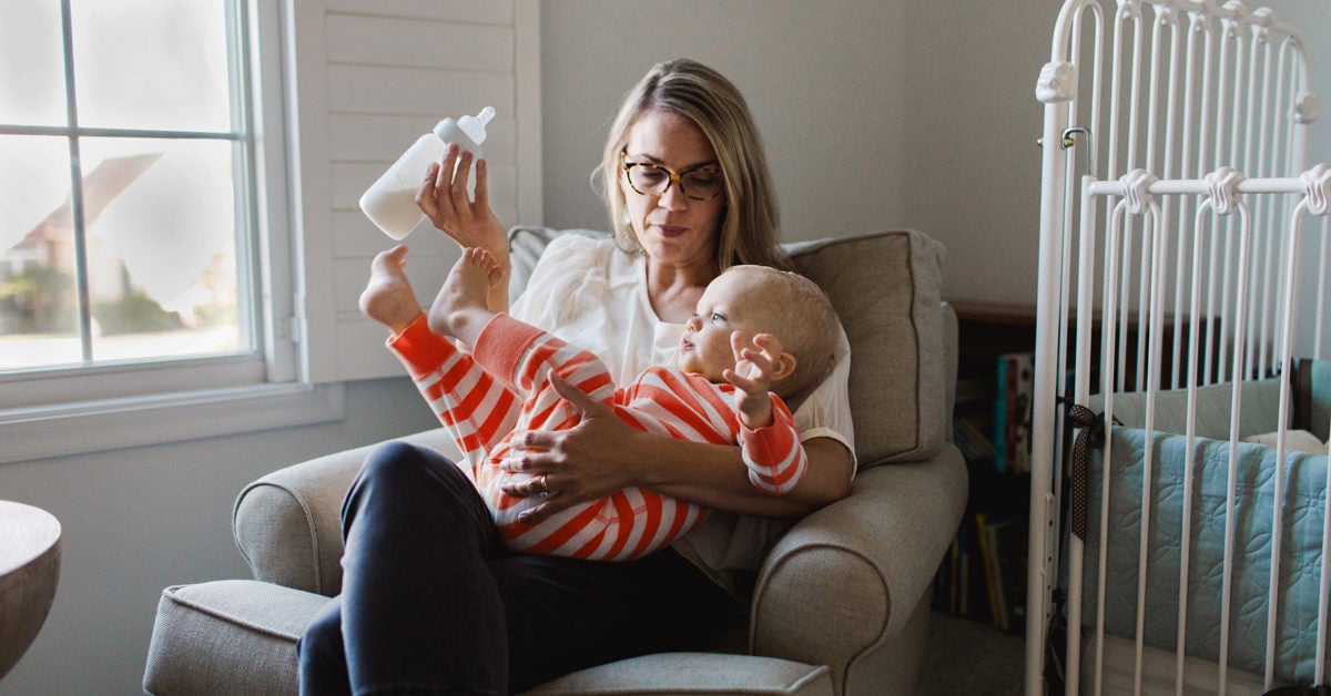 5 month old breastfed baby refusing bottle