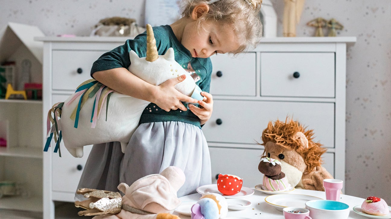 What are the benefits of animal figurines in toddler play?