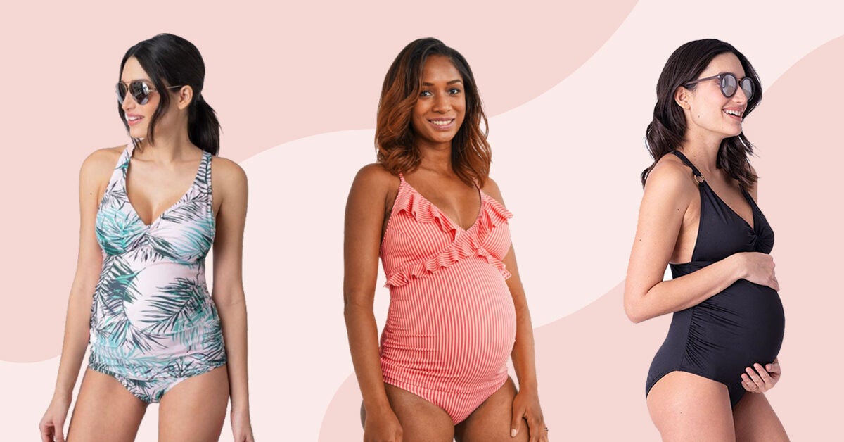 Pregnant Womens Halter Neck Bikini Maternity Swimwear Summer Swimsuit Beach...