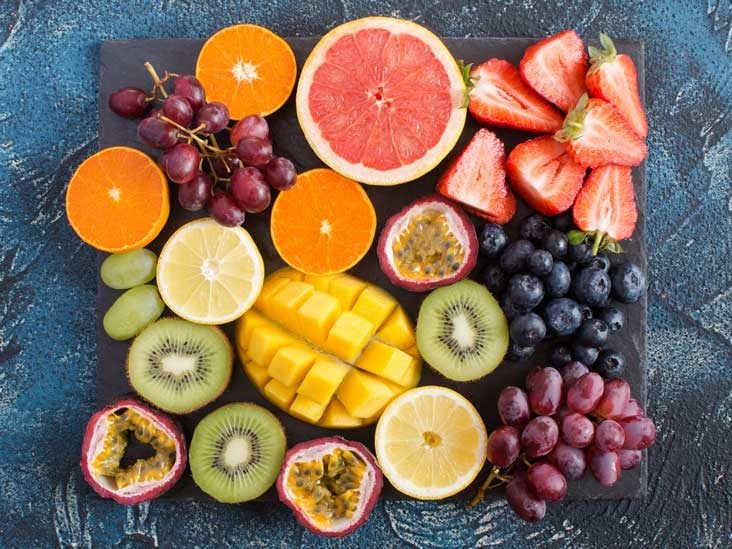 List fruits high in vitamin c