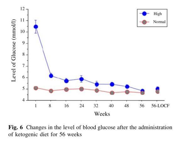 blood glucose during low carb diet