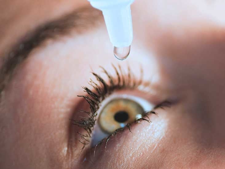 plain saline eye drops