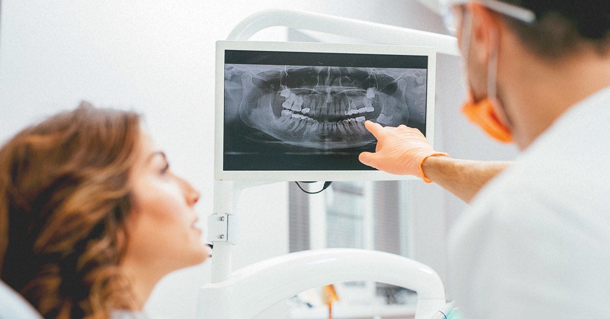 Dental X-rays are usually taken once a year