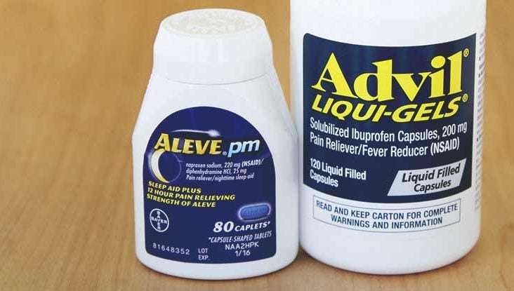 aleve liquid gel for toothache