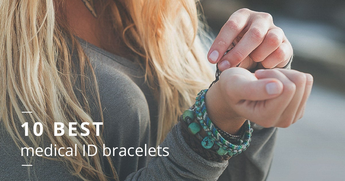 Womens Mesh Medical ID Bracelets  Custom Steel Jewelry Products