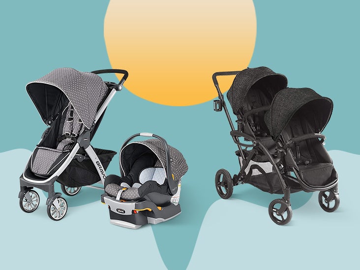 3 in1 Newborn Baby Pram Car Seat Pushchair Travel System Buggy Stroller 