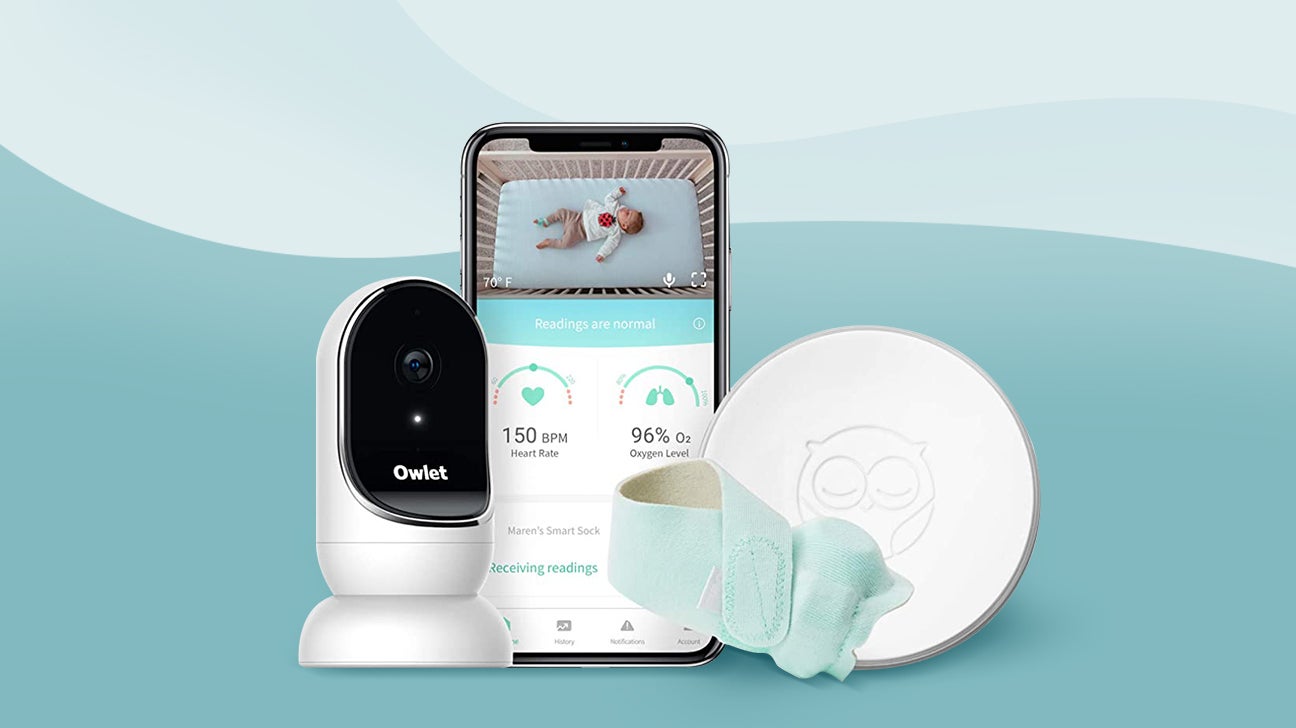 Baby monitor with breathing sensor sale pad