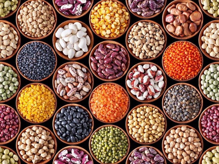 Image shows different types of consumable legumes for boosting your immune system.