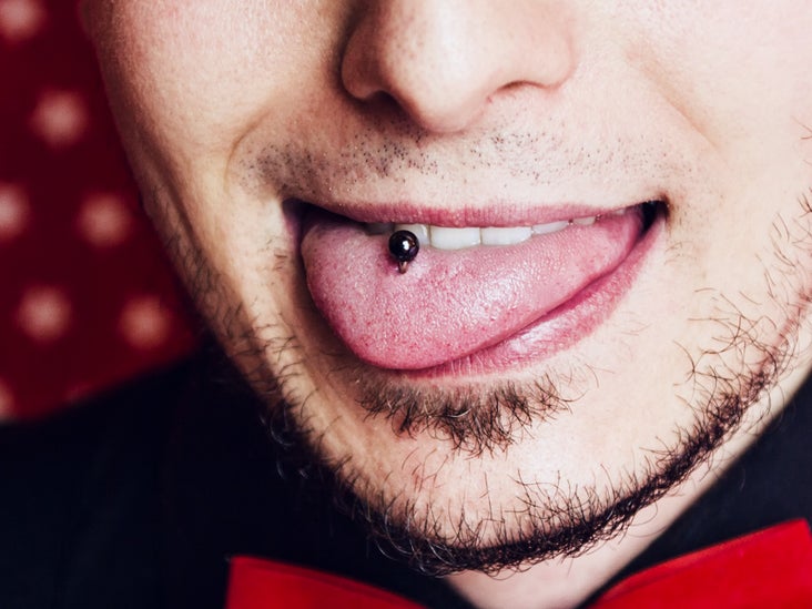 How to take care of a tongue piercing information