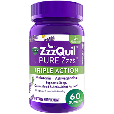 Pure Zzzs Sleep+ De-Stress Gummies - ZzzQuil