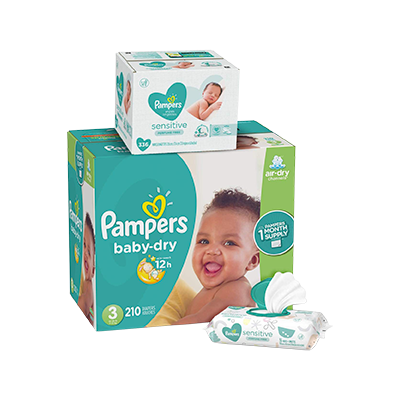 Diapers Size 6, 108 Count - Pampers Pure Protection Hypoallergenic  Disposable Baby Diapers for Sensitive Skin, Fragrance Free, ONE Month  Supply (Packaging May Vary) 