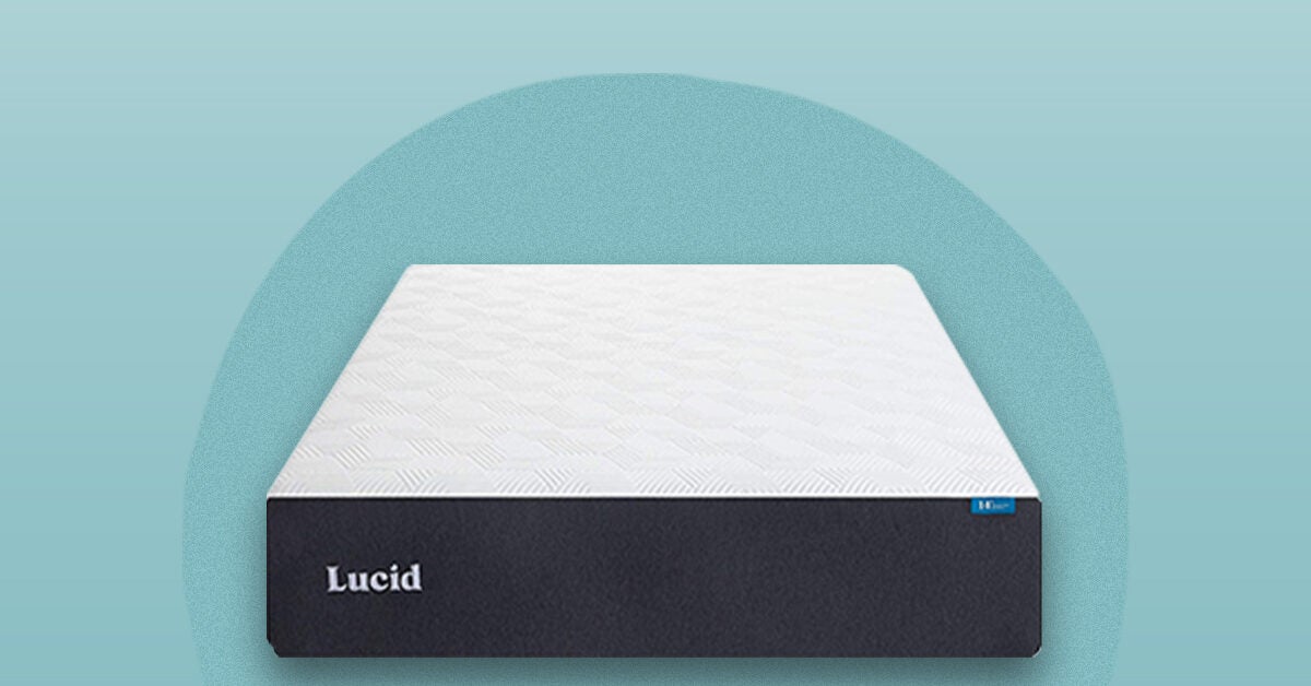 lucid medium firm 10 in mattress