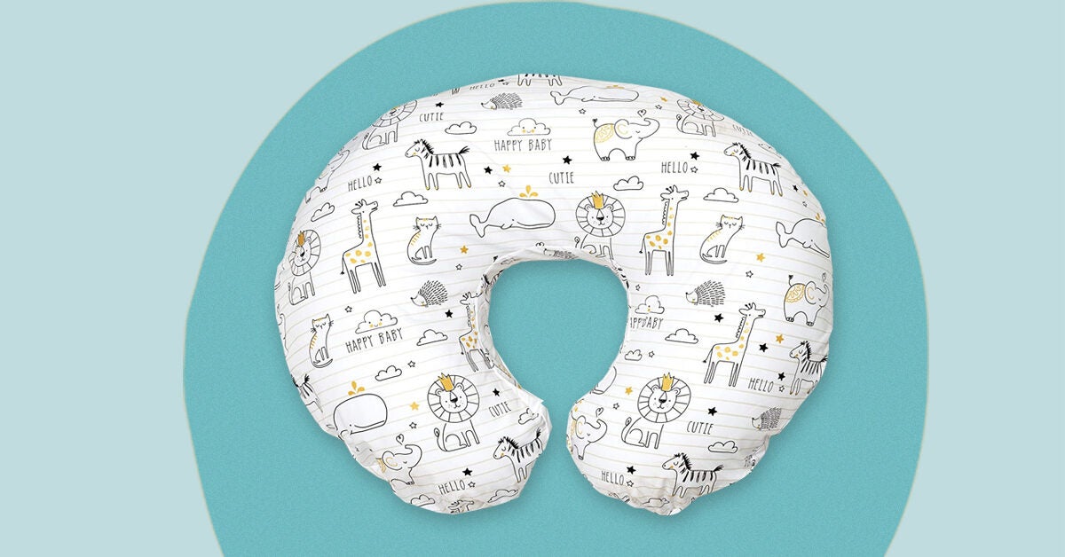 Blue H-ONG Baby Nursing Pillow Positioner Newborn Nursing Posture Pillow Breastfeeding Pillow Adjustable 