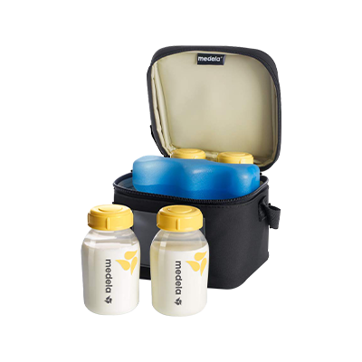 Portable Travel Handy Insulation Storage Milk Bottle Bag Wide Mouth Zipper Close 