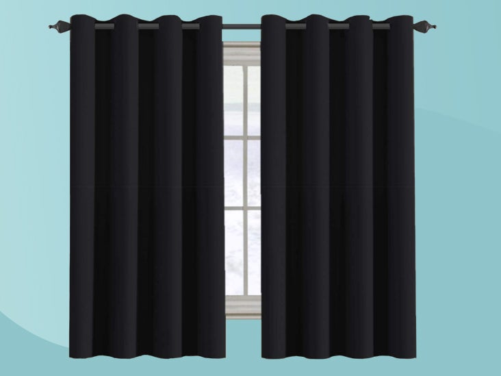 Blockout Star Curtains Blackout Window Curtain Draperies Eyelet For Bedroom use 
