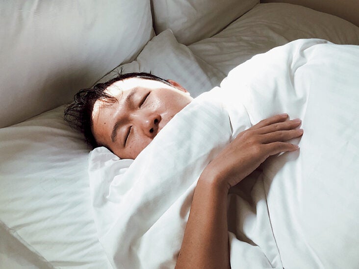 Man Sleeping On Bed 732x549 Thumbnail 732x549 