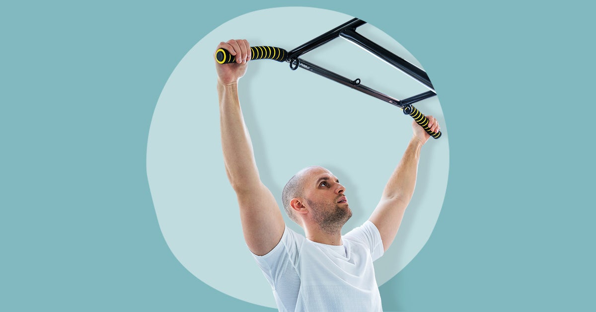 100 CM Heavy Duty Up To 100 KG Indoor Fitness Bar. Door Exercise Bar Pull-Up Bar and Chin-Up Bar doorway Pull-Up Bar Home Gym Adjustable Length 60