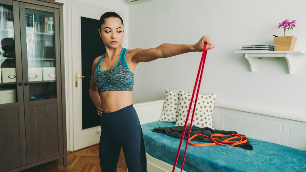 40 Minute Total Body Resistance Band Workout - Elastic Exercise Band  Workouts for Women & Men 