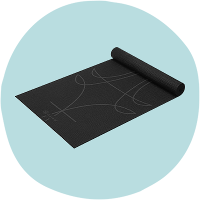 Aerial view of the Gaiam Premium Extraa-Thick Yoga Mat
