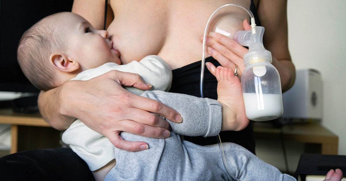 Big Breastfeeding Mother And Son Breastfeeding Sex - Combining Breastfeeding and Pumping: Reason, Tips, and More