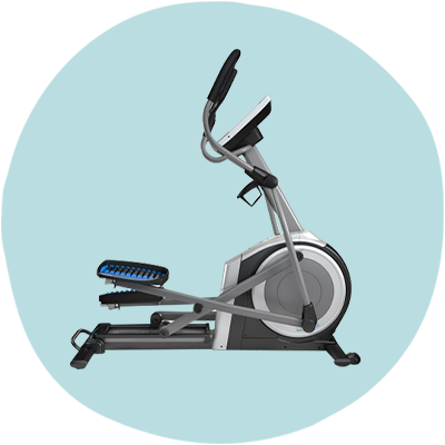 Side view of NordicTrack Commercial 14.9 elliptical