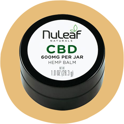 Nuleaf Naturals 600mg CBD Balm Jar