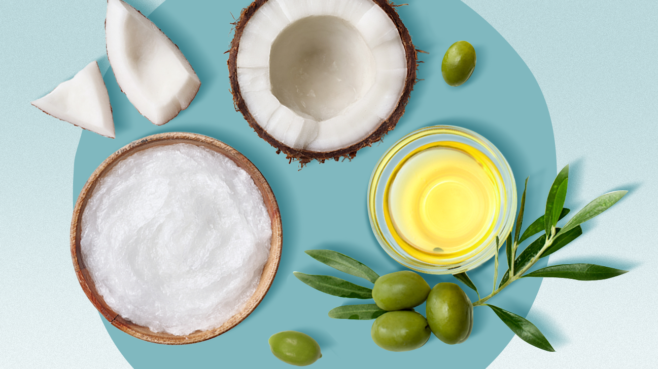 Olive Oil vs. Coconut Oil Nutrients, Benefits, Downsides