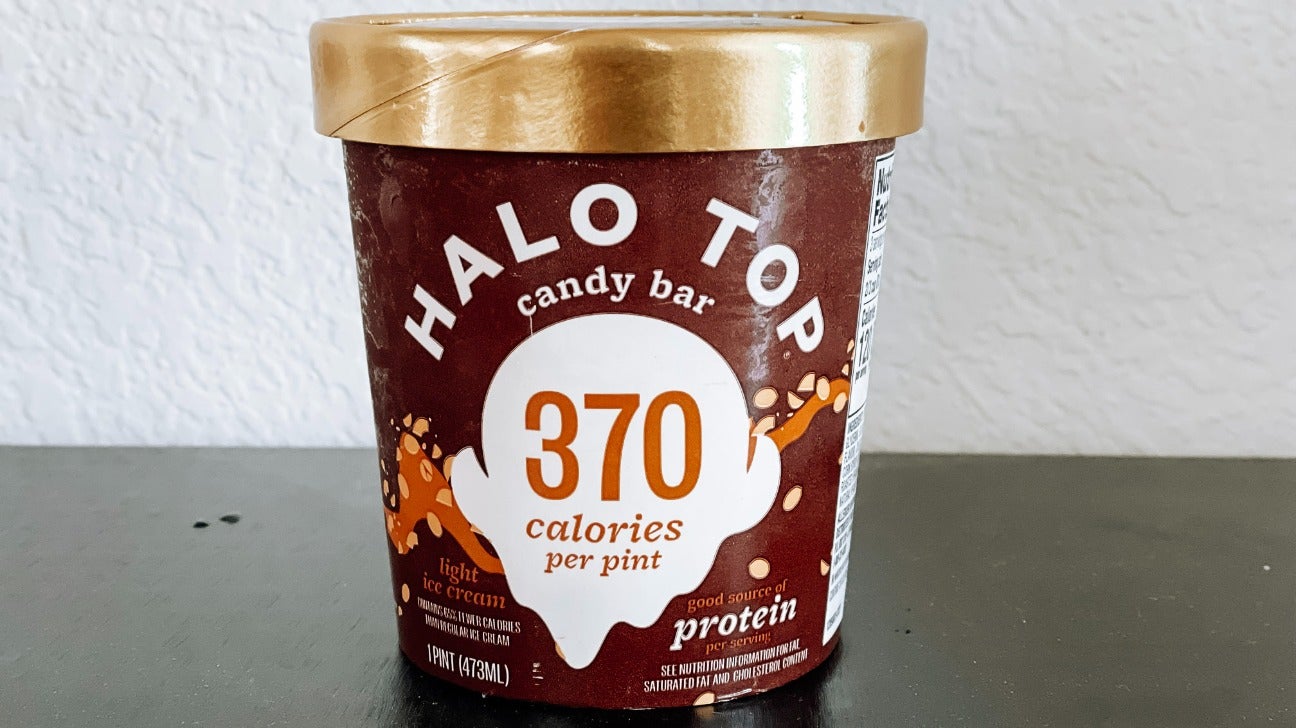 Halo Top Peanut Butter Cup Ice Cream 473Ml - Tesco Groceries