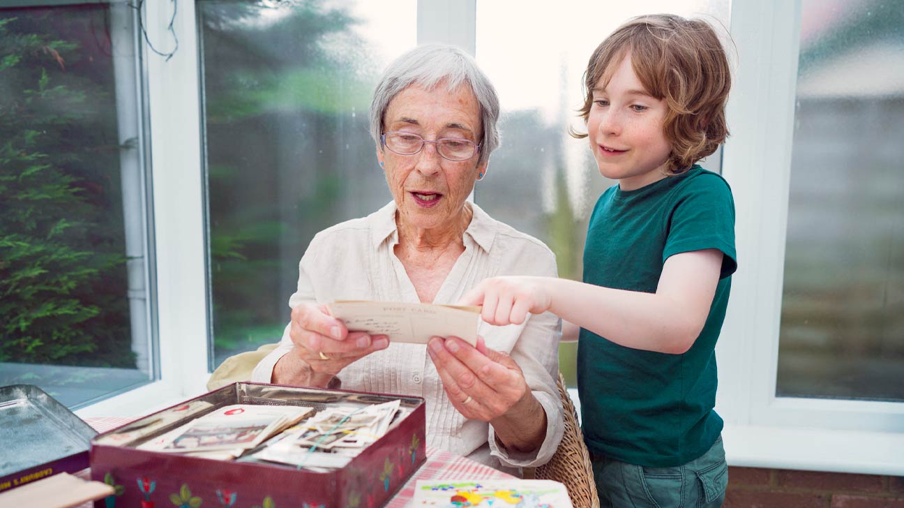 Person in late stage of Alzheimer's receiving full-time care