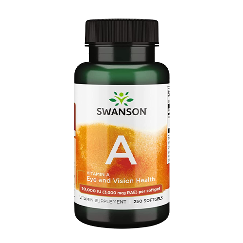 Flacon de 250 gélules Swanson Vitamin A Eye and Vision Help
