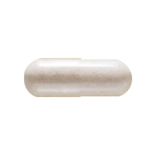 Close up of a white Care/of vitamin D capsule