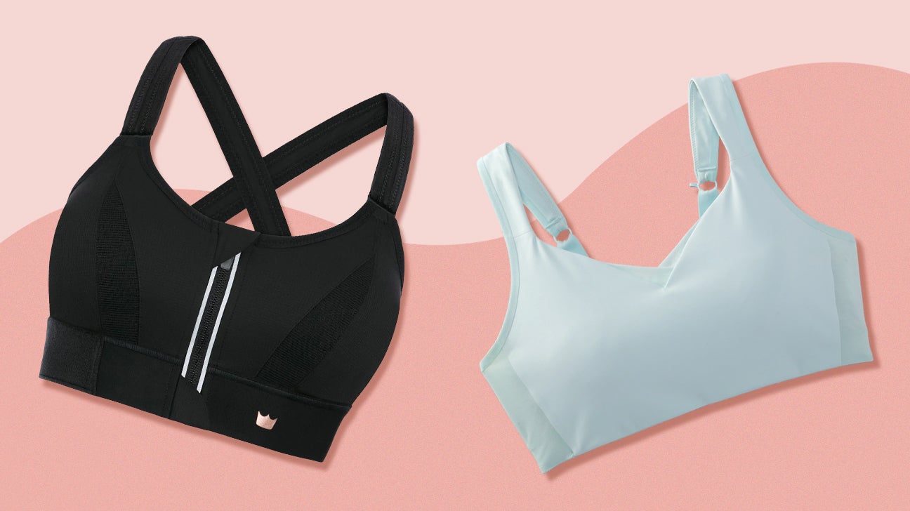 Comfortable sports bras large breasts running For High-Performance 