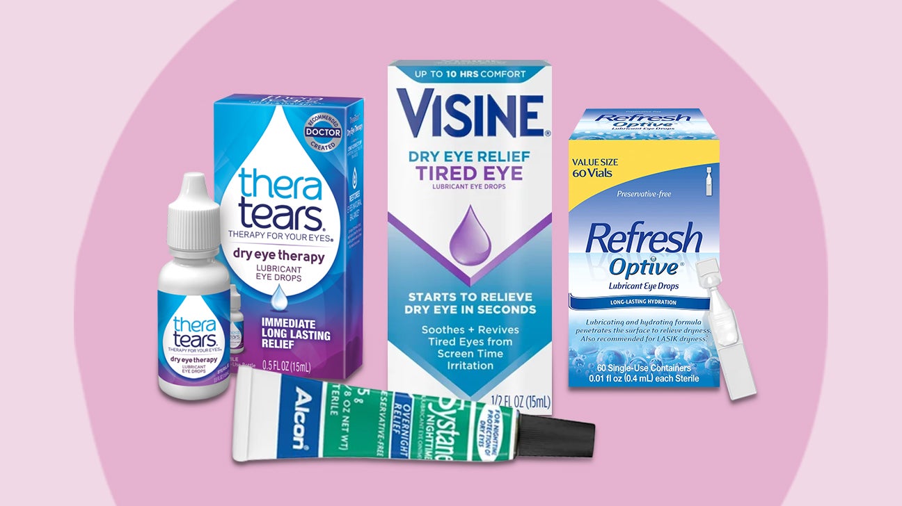 Visine Sterile Dry Eye Relief Lubricant Eye Drops, 1/2 fl oz