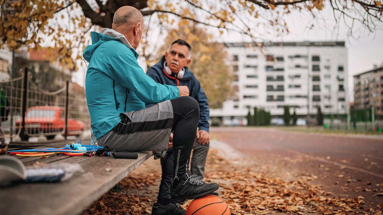 Can You Live Without A Prostate   Two Older Males Outside Taking A Break From Basketball 1296x728 Header 1296x729 