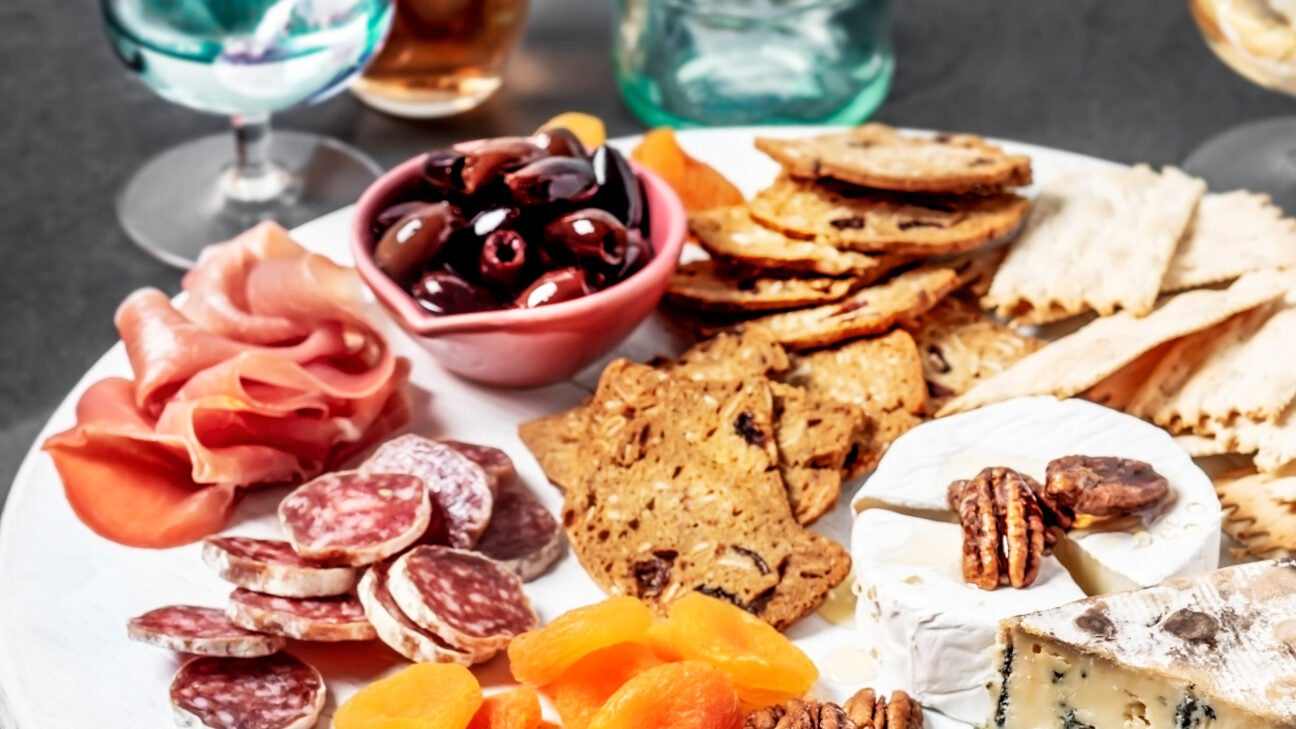 A charcuterie plate.