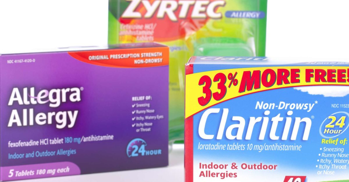 Zyrtec Vs Claritin What Is The Best Antihistamine For Allergies